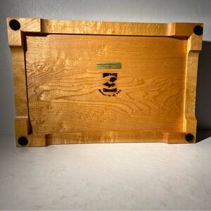 Bird’s-Eye Creations Birdseye Maple Jewelry Box Green Velvet USA Handmade